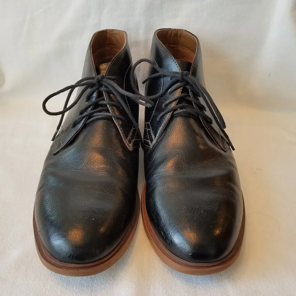 Sonoma Ortholite Aaron Chukka Ankle Boots Black Men's Size 12M Dress Shoes